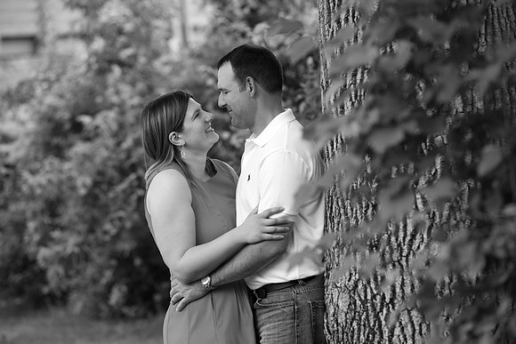 Engagement portrait in Midland, MI