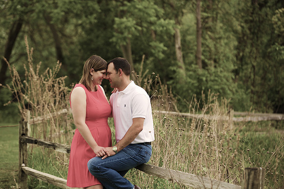 Engagement portrait in Midland, MI