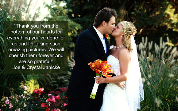 Wedding testimonials