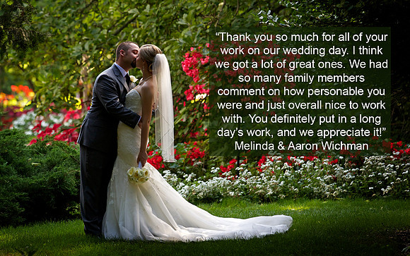 Wedding testimonials