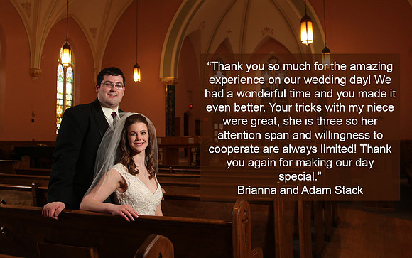 Wedding testimonials